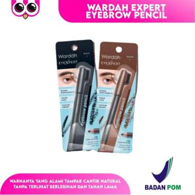 WARDAH EXPERT EYEBROW PENCIL / PENSIL ALIS BROWN
