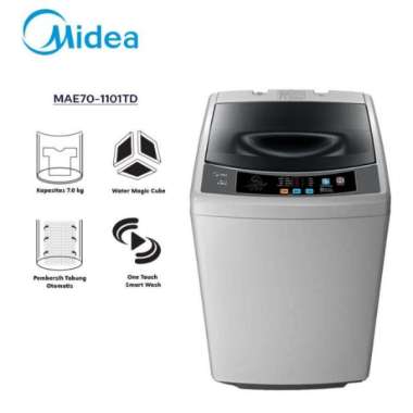 Jual Midea Mae70 1101td Mesin Cuci Top Loading 7 Kg Online November 2020 Blibli Com
