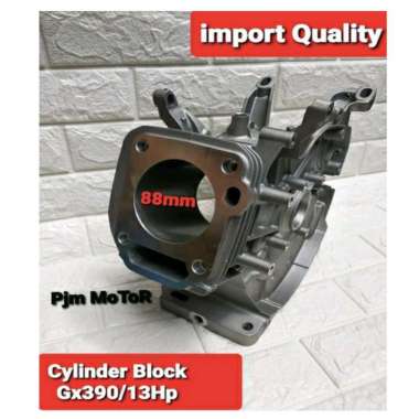Cylinder block Boringan Blok Mesin Honda Gx390 13Hp Hitam