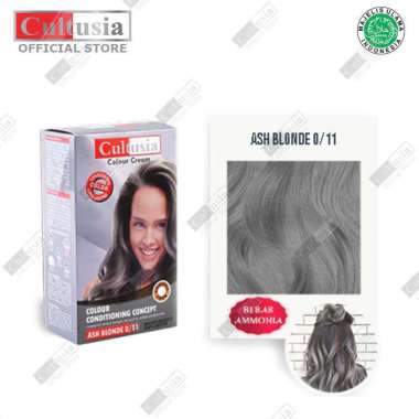 CAS . PEWARNA RAMBUT CULTUSIA HAIR COLOR 30gr 0/11 Ash Blonde