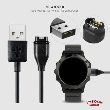 Charger Garmin Original Fenix 5x Fenix 6x Fenix 5 Fenix 6 Forerunner