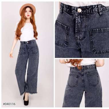 kulot jeans denim