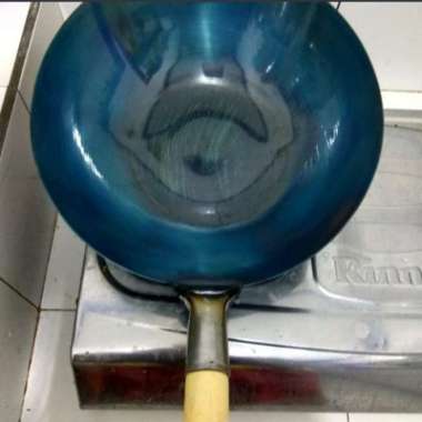 Wajan Baja Wok Baja Kuali Baja Seasoning Siap Pakai