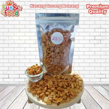 Cemilan Kacang Goreng Bawang Kacang Bawang Asin Gurih Homemade Premium
