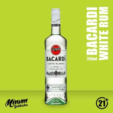 BACARDI CARTA BLANCA WHITE RUM 750ML