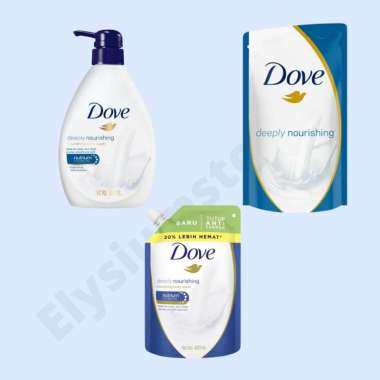 Promo Harga Dove Body Wash Deeply Nourishing 550 ml - Blibli