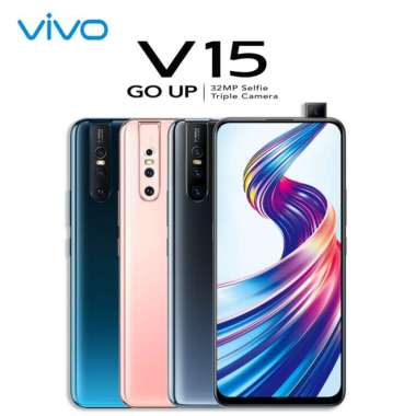 handphone vivo V15 ram6 128GB 6.53-inch hp smartphone 100% baru origin - Biru, ram8/256