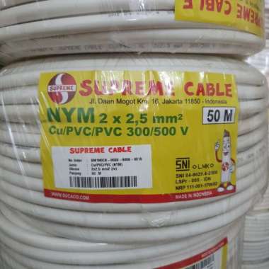 Kabel Supreme NYM 2x2.5mm 50 Meter / Kabel Supreme 2x2,5 mm 50 meter