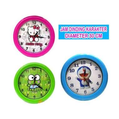jam dinding karakter