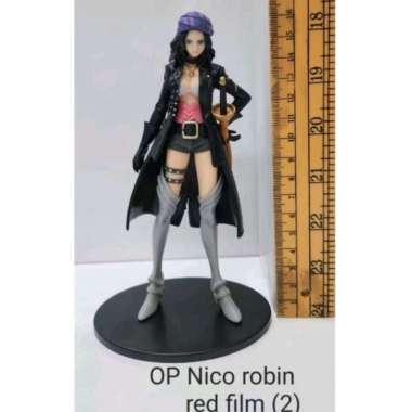 one piece Nico Robin red action figure