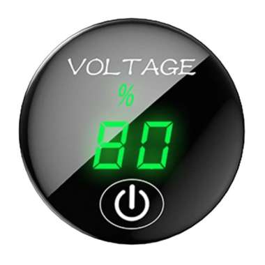 Jual 60mm Universal Led Car Voltmeter Volt Gauge Meter Smoke Lens Pointer Online Maret 2021 Blibli