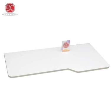 Floating Desk Meja Lipat Dinding Laptop 70x35 cm Furniture Kamar Tidur Putih