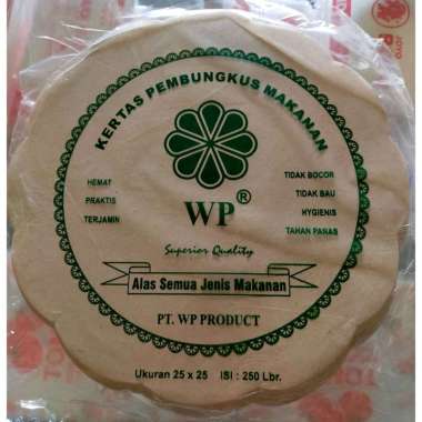 Kertas Pembungkus Makanan "WP" Bulat