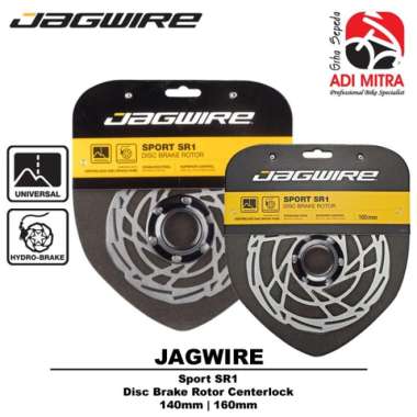 Jagwire Sport SR1 Disc Brake Rotor Centerlock Rotor Sepeda 140mm Centerlock