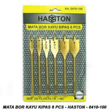 mata bor Kipas kayu 6 PC haston