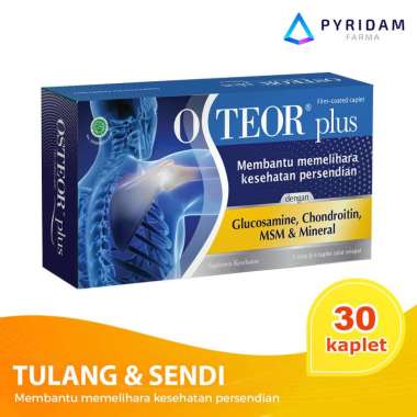 Osteor Plus Suplemen Tulang & Sendi / Osteoarthritis OA - 30 Kaplet Salut Selaput