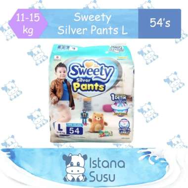 Promo Harga Sweety Silver Pants L54 54 pcs - Blibli