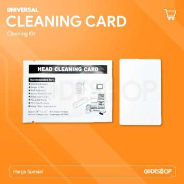 Cleaning Card Head Id Card Printer Cetak Kartu PVC