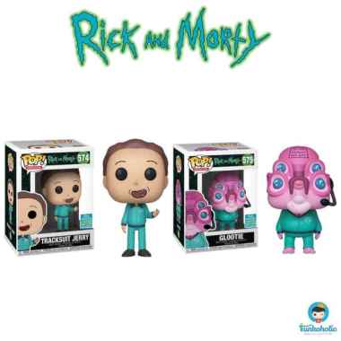 Funko POP! Set Promotion Rick and Morty Tracksuit Jerry & Glootie SDCC