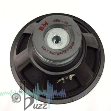 Speaker BM 12 inch Subwoofer BM SERIE 12 (Double Magnet) Hitam