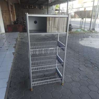 Rak Piring Alumunium Master R04A