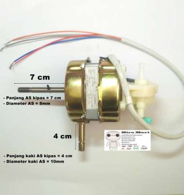 RADYEN dinamo kipas angin dinding 16 inch gold