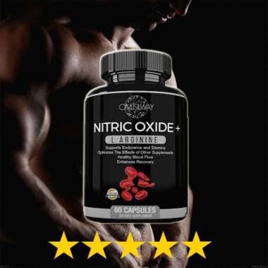 Suplemen Otot Nitric Oxide + L arginine For Men
