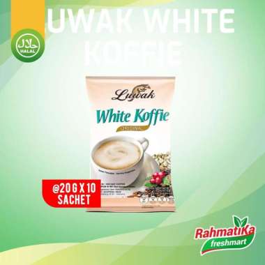 Promo Harga Luwak White Koffie Original per 10 sachet 20 gr - Blibli