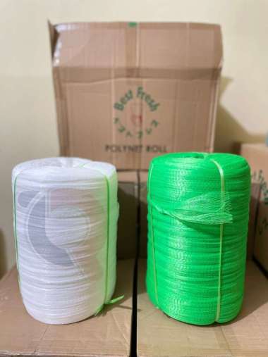 Jaring buah / polynet roll Jumbo merk best fresh (1000m) Putih 1000M