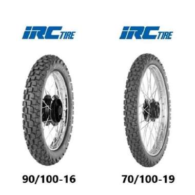 Ban Luar IRC 16 19 Ban Set Depan Belakang Trail KLX 150 Semi Cross 80/100-21