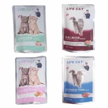 LIFE CAT POUCH KITTEN SALMON