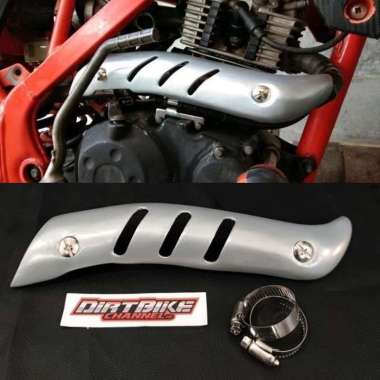 PELINDUNG KNALPOT ANTI PANAS KLX CRF DTRACKER 150 Hijau