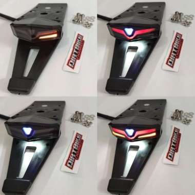 Stoplamp Lampu Stop Belakang LED 3 in 1 KLX BF Dtracker CRF 150 Hitam