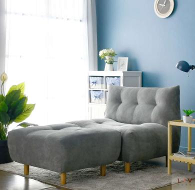 Livien Willow single sofa Dolphin - Livien Kursi Tamu Set - Sofa Minimalis - Sofa Modern - Sofa Dolp