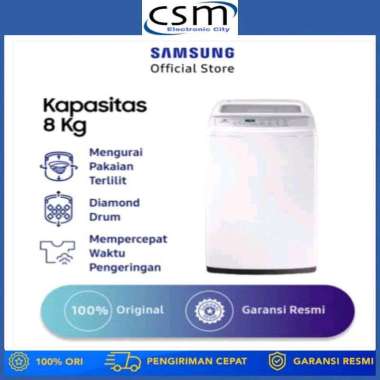 SAMSUNG Mesin Cuci 8Kg WA80H4000/ WA 80H4000 / 80H4000