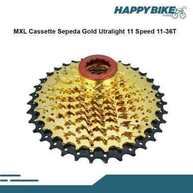 Cassete Sepeda MXL Gold 11speed 11-36T Gold