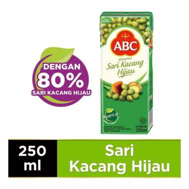 ABC Juice Kacang Hijau 250 ml 1 dus isi 24 pcs