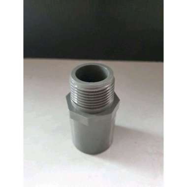 Sok drat luar pvc sambungan pipa air pvc 1" rucika