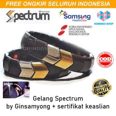 Gelang Terapi Spectrum by Ginsamyong Hijau