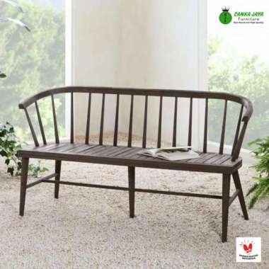 CANKA - Set Meja Bundar Kursi Tamu Teras Minimalis Kayu Jati
