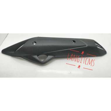 CMS Tutup Knalpot Tameng MK Pelindung Cover Knalpot Nmax Lexi Hitam