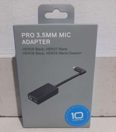 GOPRO PRO 3.5MM MIC ADAPTER ORIGINAL - MICROPHONE ADAPTOR GOPRO 3.5MM