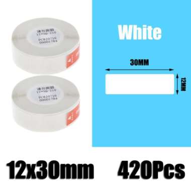 harga OEM Label Sticker Paper for Niimbot D11 Pocket Thermal Printer [2 Rolls] White 12x30mm-210 Blibli.com
