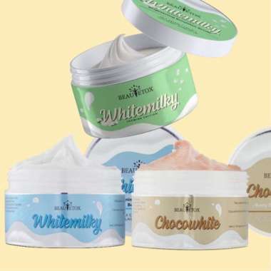 Bautetox BodyScrub Lulur Beautetox Original BPOM LULUR CHOCOWHITE