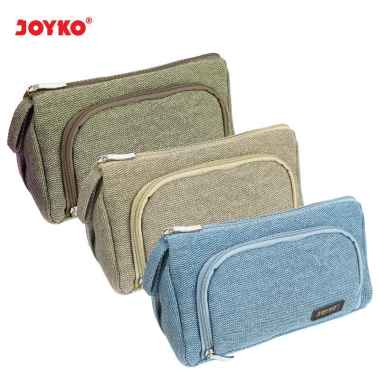 Pencil Case Kotak Tempat Pensil Joyko PC-5003 Blue