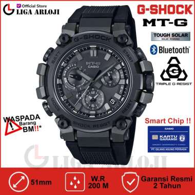 Casio G-SHOCK MTG-B3000B-1ADR Jam Tangan Pria Analog MTGB3000 Rubber MTG_B3000B-1A GSHOCK