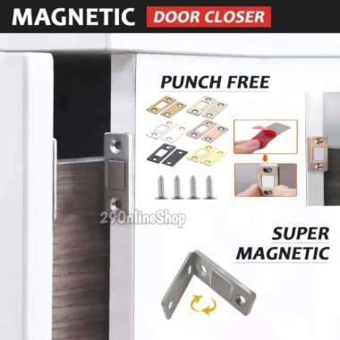 magnet pintu lemari baju laci jendela geser door closer stopper stoper Hitam
