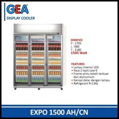 Showcase Gea Expo-1500 Ah/Cn 3 PINTU (PALEMBANG)