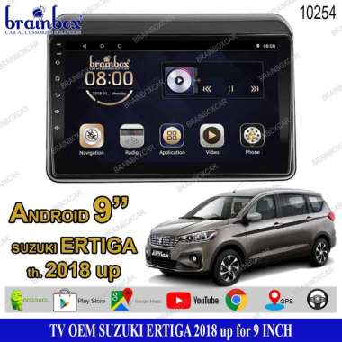 Brainbox TV Mobil OEM Suzuki Ertiga 2018 up Android Headunit Tape Mobil Head Unit 4GB + 32GB