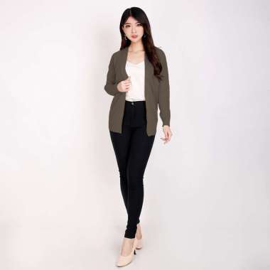 Cardigan Rajut lengan panjang Gaya Korea Wanita model terbaru - Jfashion Berscha M-L Milo